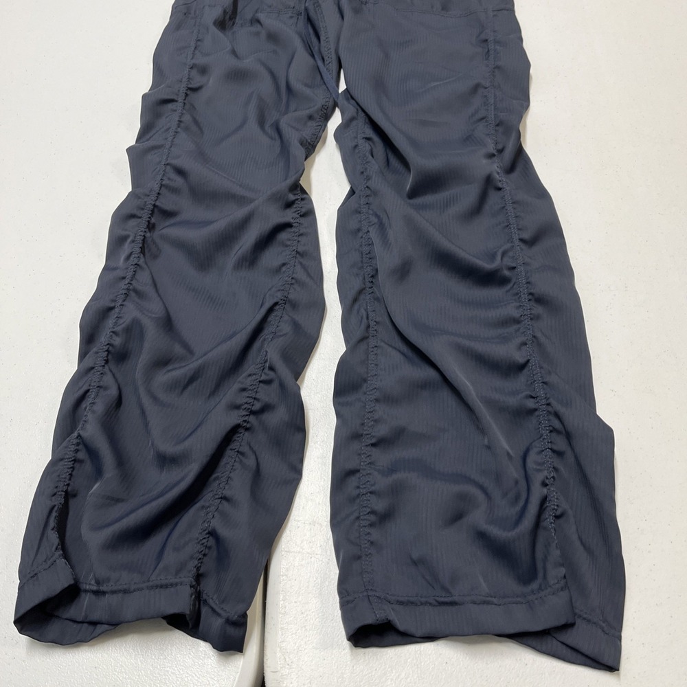 Lululemon Studio Dance Pants Blue Pull On Ruched Straight Leg Lounge Comfort - Picture 2 of 14
